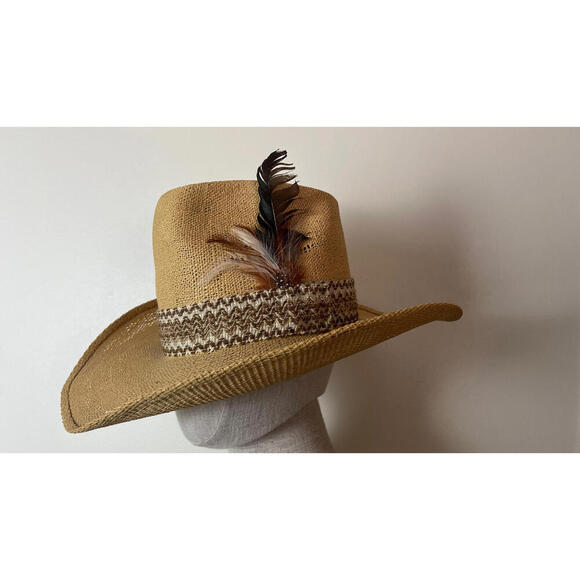 resistol Other - Vintage 1979  Resistol Stagecoach Straw Cowboy Hat 7 1/4